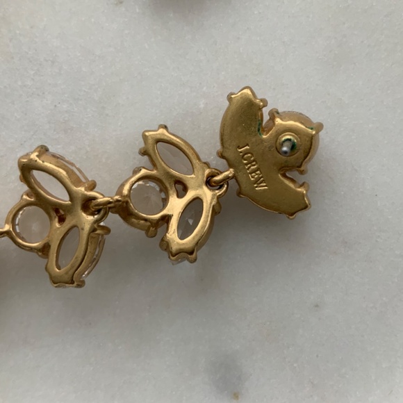 J Crew Crystal Linear Earrings - Picture 2 of 4